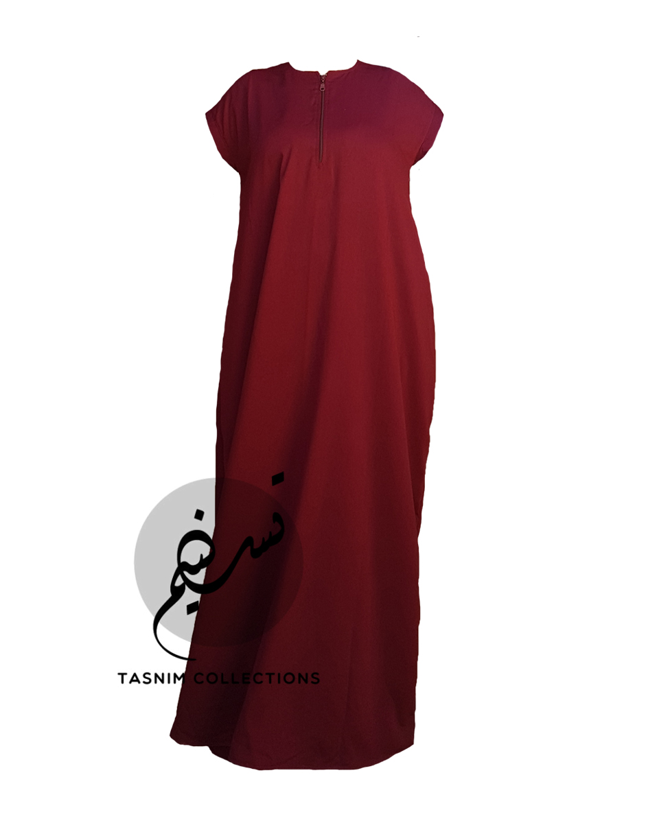 Sleeveless abaya "Anisah" with pockets