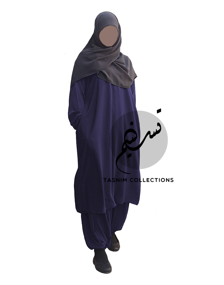 Two piece abaya "Sarah" with pockets