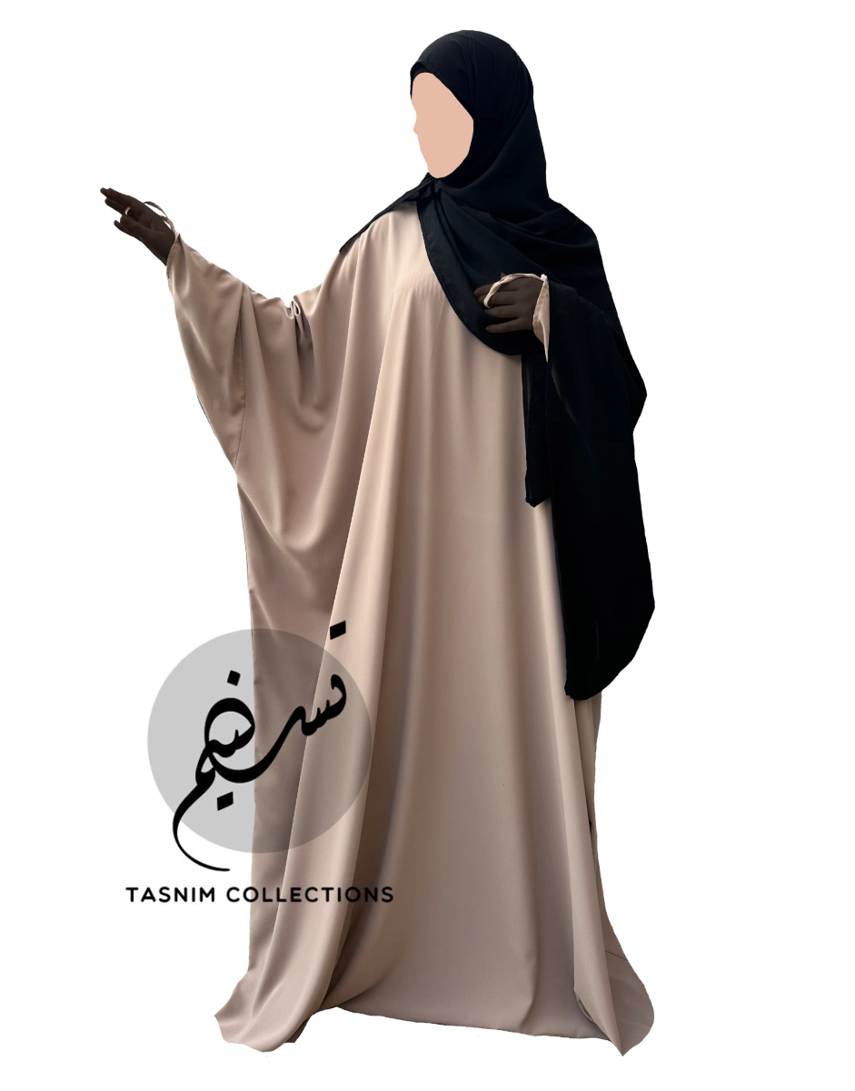 Bisht abaya "Nadia" with fingerloops