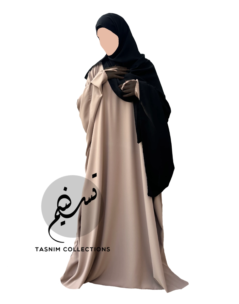 Bisht abaya "Nadia" with fingerloops - Image 2