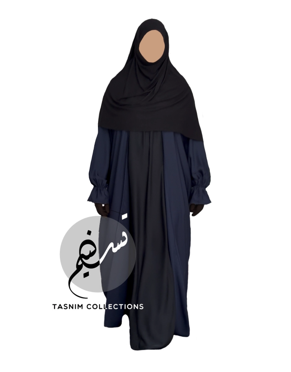 Open abaya "Sarah" with pockets
